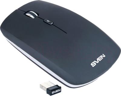 Мышь Sven LX-630 Wireless (Black) - общий вид