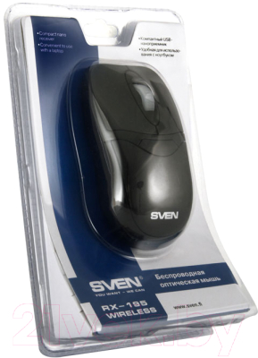 Мышь Sven RX-195 Wireless (Black)
