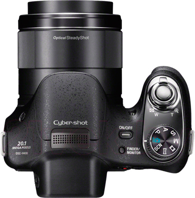 Компактный фотоаппарат Sony Cyber-shot DSC-H400 - вид сверху