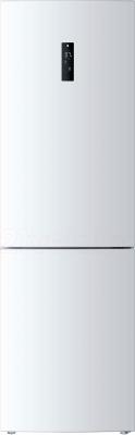 Холодильник с морозильником Haier C2FE636CWJRU - вид спереди