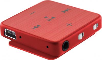 MP3-плеер Texet T-22 (4GB, красный) - вид сбоку