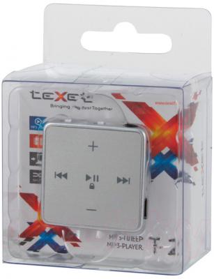 MP3-плеер Texet T-22 (4GB, серебристый) - в упаковке