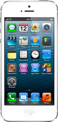 Смартфон Apple iPhone 5 64Gb (белый) - общий вид