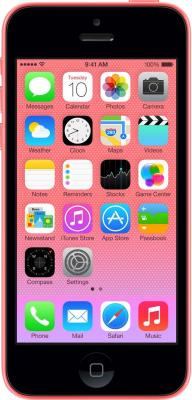 Смартфон Apple iPhone 5c 16GB (розовый) - общий вид