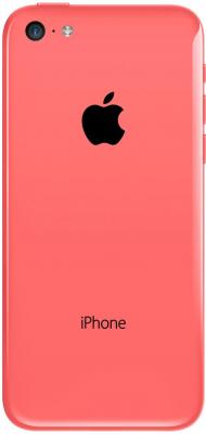 Смартфон Apple iPhone 5c 16GB (розовый) - вид сзади