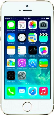 Смартфон Apple iPhone 5s 16GB / ME434 (золото) - общий вид