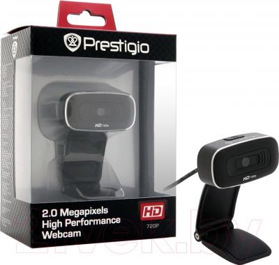 Веб-камера Prestigio PWC520H (Black) - в упаковке