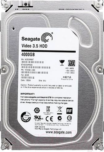 Жесткий диск Seagate Video 3.5 4TB (ST4000VM000)