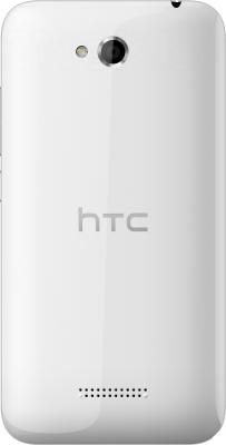 Смартфон HTC Desire 616 Dual (белый) - вид сзади