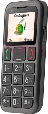 Мобильный телефон Fly Ezzy 5 (серый) - общий вид