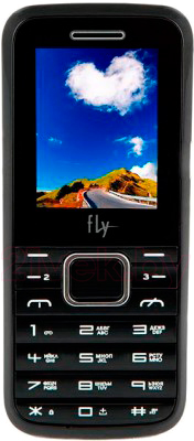 Мобильный телефон Fly TS91 (черный) - общий вид