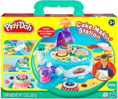 Набор для лепки Hasbro Play-Doh Фабрика тортиков (24373) - упаковка