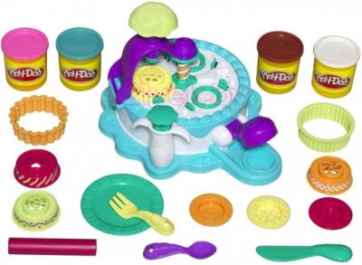 Набор для лепки Hasbro Play-Doh Фабрика тортиков (24373) - общий вид