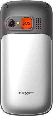 Мобильный телефон Texet TM-B313 (Silver) - задняя панель