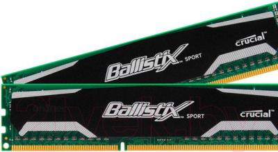 Оперативная память DDR3 Crucial Ballistix Sport 2x4GB DDR3 PC3-12800 (BLS2CP4G3D1609DS1S00CEU) - общий вид