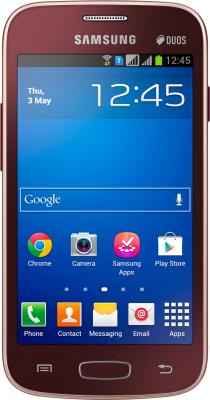 Смартфон Samsung Galaxy Star Plus / S7262 (красный) - вид спереди