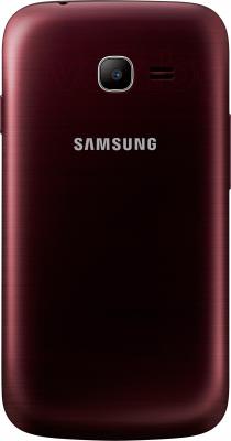 Смартфон Samsung Galaxy Star Plus / S7262 (красный) - вид сзади