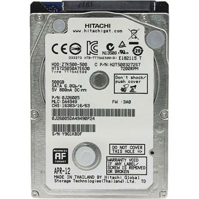 Жесткий диск Hitachi Travelstar Z7K500 500GB (HTS725050A7E630) - общий вид