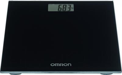 Напольные весы электронные Omron HN289 (черный) - вид в проекции