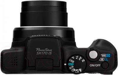Компактный фотоаппарат Canon PowerShot SX170 IS Travel Kit (Black) - вид сверху