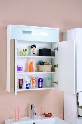 Шкаф с зеркалом для ванной Onika Сигма 60.01 (206034)