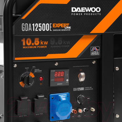 Бензиновый генератор Daewoo Power GDA 12500E
