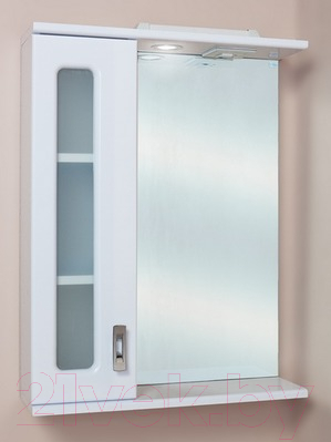 Шкаф с зеркалом для ванной Onika Кристалл 58.01 L (205817)
