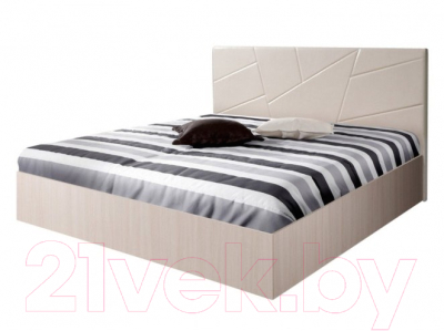 Двуспальная кровать Мебель-Парк Аврора 7 200x160 (светлый)