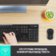 Миниатюра изображения товара Комплект клавиатура и мышь Logitech Wireless Combo MK270 / 920-003381 (черный)