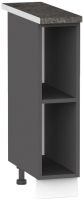 Шкаф-стол кухонный Интермебель Микс Топ ШСРЗ 850-32-150 межмодульный 5-150 (графит серый/сесамо) - 