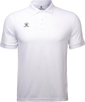 Футболка спортивная Kelme Short sleeve polo shirt / 3891064-100 (XS, белый) - 