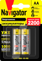 Комплект аккумуляторов Navigator АА NHR-2200-HR6-RTU-BP2 / 94 785 - 