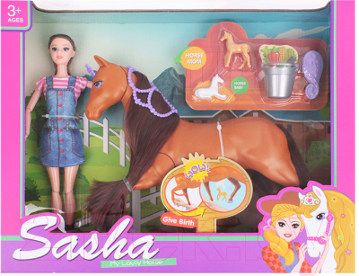 Кукла с аксессуарами Darvish Sasha. С лошадкой / SR-T-3451