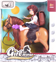 Кукла с аксессуарами Darvish Girl And Horse / SR-T-3452 - 