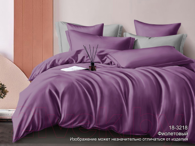Комплект постельного белья LUXOR №18-3218 TPX Семейный (фиолетовый, сатин)
