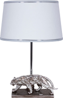 

Прикроватная лампа, Тигр Античное Серебро Тюссо Снег / 32145