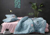 Комплект постельного белья PANDORA №2102 CSS -28 А/В Семейный (сатин-твил) - 