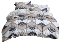 Комплект постельного белья PANDORA №4221 А/В 2.0 с европростыней (сатин-твил) - 