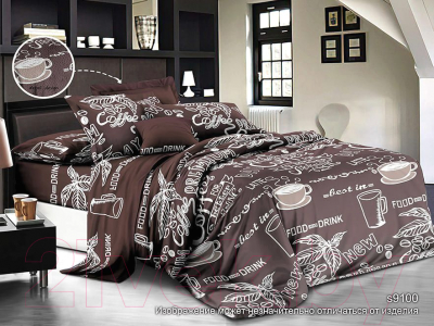 Комплект постельного белья PANDORA №910004 А/В Евро-стандарт (сатин-твил)