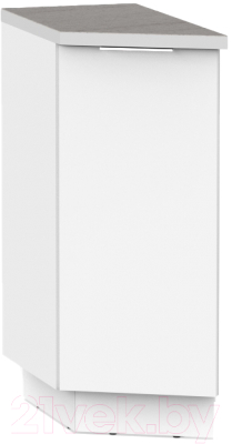 Шкаф-стол кухонный Интермебель Микс Топ ШСРЗ 850-47-300 (белый премиум/этна)