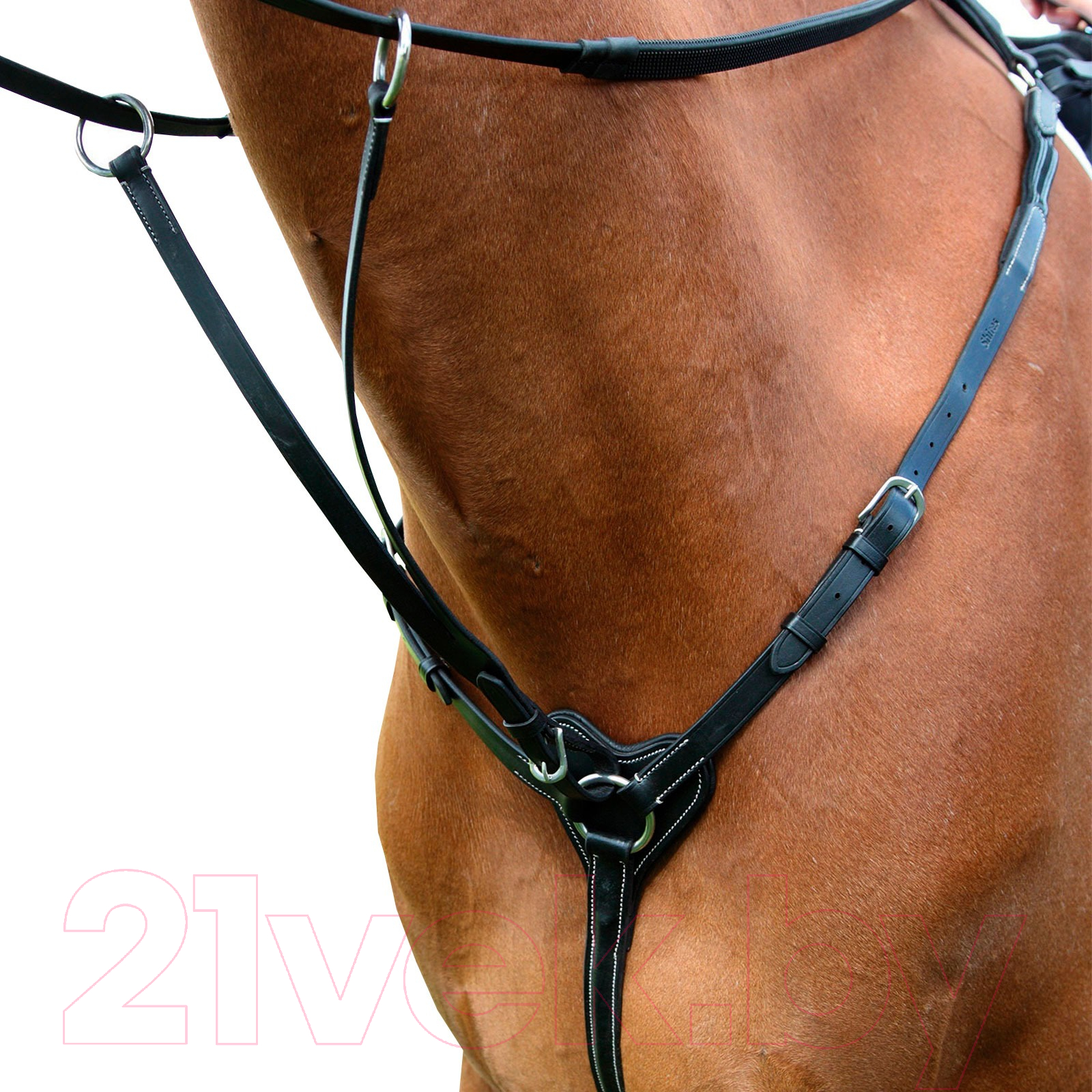 Мартингал для лошади Salisbury Three Points Pony / 294/BLACK/PONY