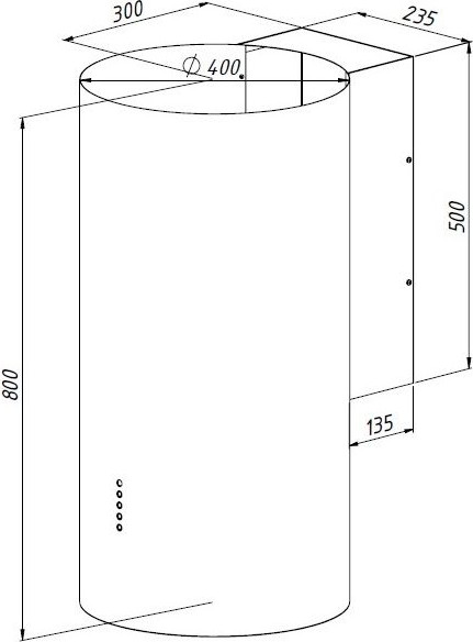 Купить Вытяжка коробчатая Akpo Balmera ll WK-10  