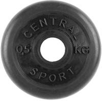 Диск для штанги Central Sport D26мм (0.5кг) - 