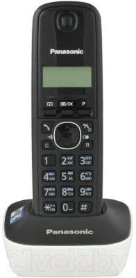 Беспроводной телефон Panasonic KX-TG1611RUW (белый/черный)