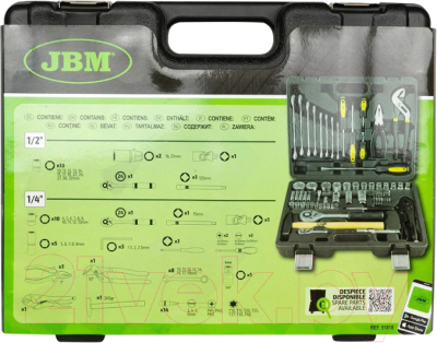 Универсальный набор инструментов JBM 51818 (72пр)