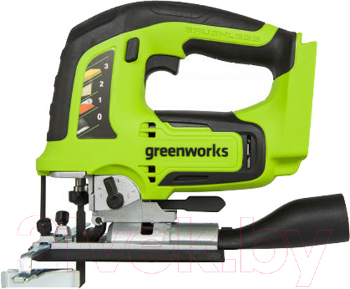 Электролобзик Greenworks GD24JS бесщеточный 24V / 3601407