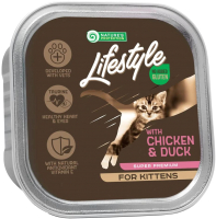 Влажный корм для кошек Nature's Protection Lifestyle Kitten с курицей и уткой / KIKLS46085 (85г) - 