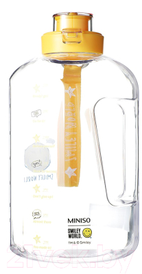 Бутылка для воды Miniso SmileyWorld Collection / 2715