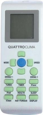 Сплит-система Quattroclima QV-I12CG/QN-I12UG/QA-ICP9