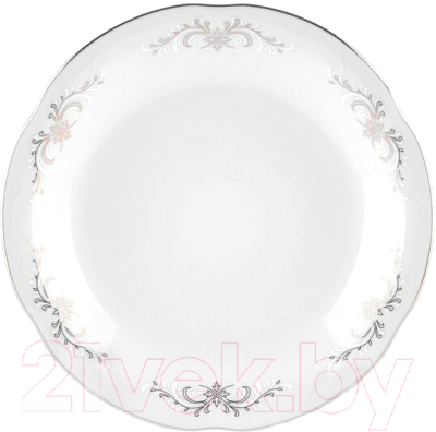 Тарелка закусочная (десертная) Cmielow i Chodziez Камелия OK00990-OMAZ2303 (серый орнамент)